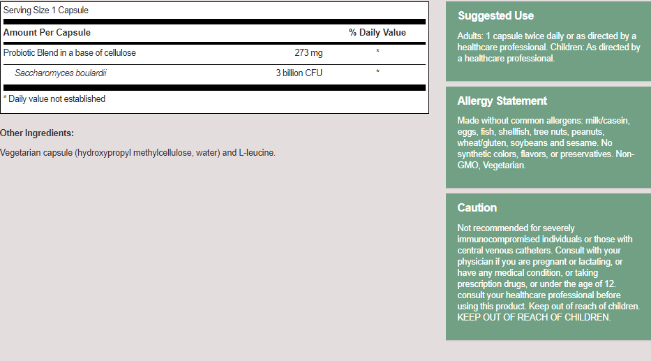 Ther-Biotic® Saccharomyces Boulardii