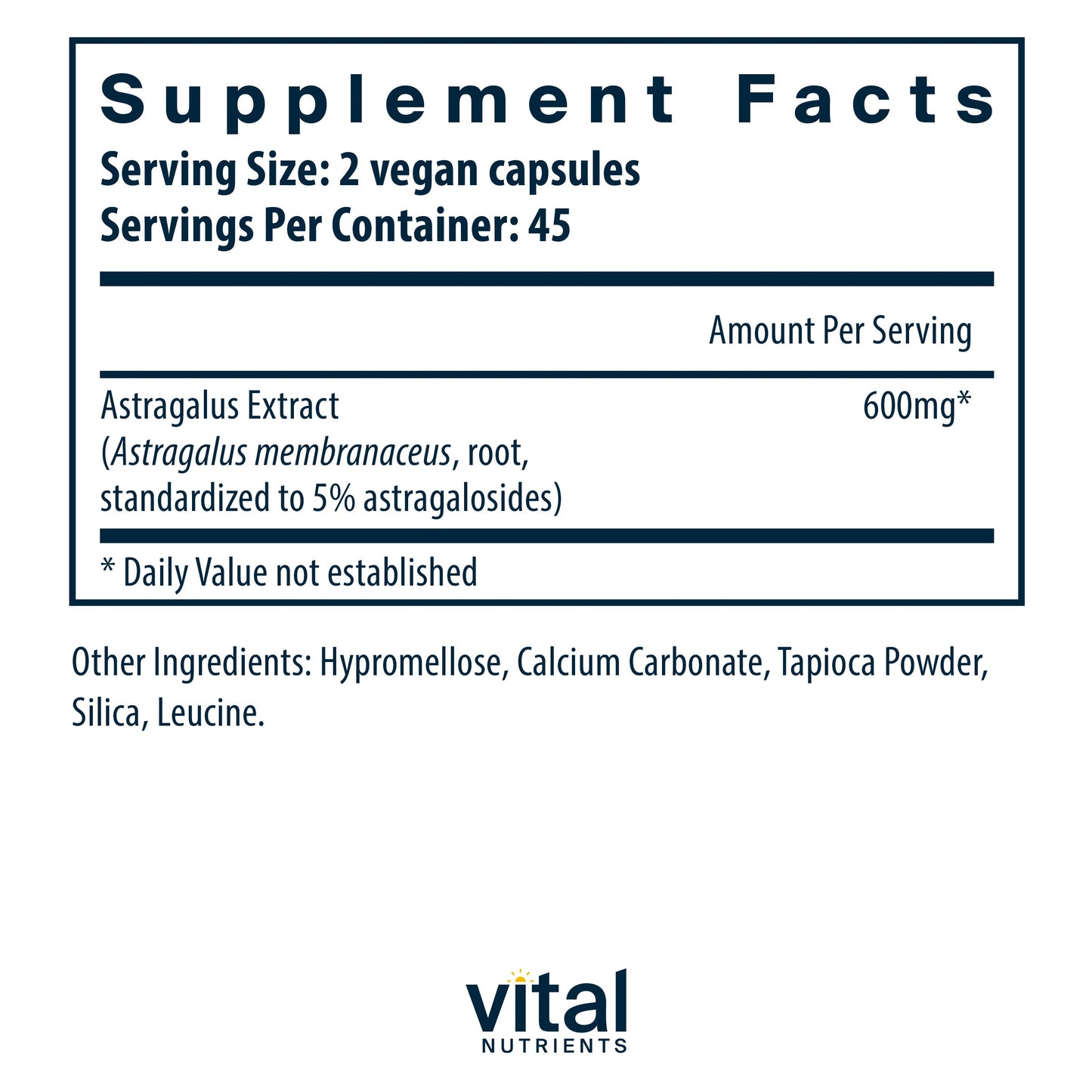 Astragalus Extract 300mg
