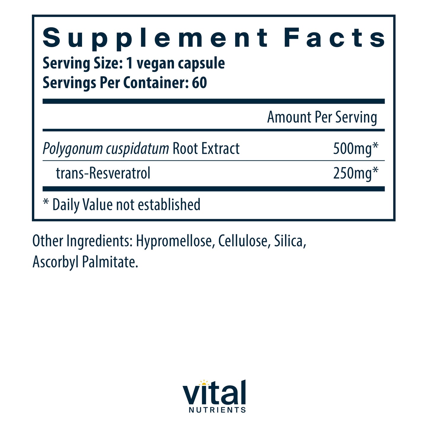 Resveratrol 500mg