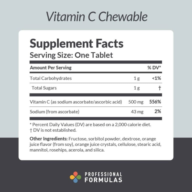 Vitamin C Chewable 500mg
