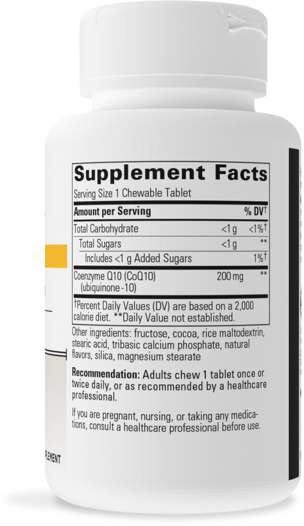 Vitaline Chewable CoQ10 200mg Chocolate