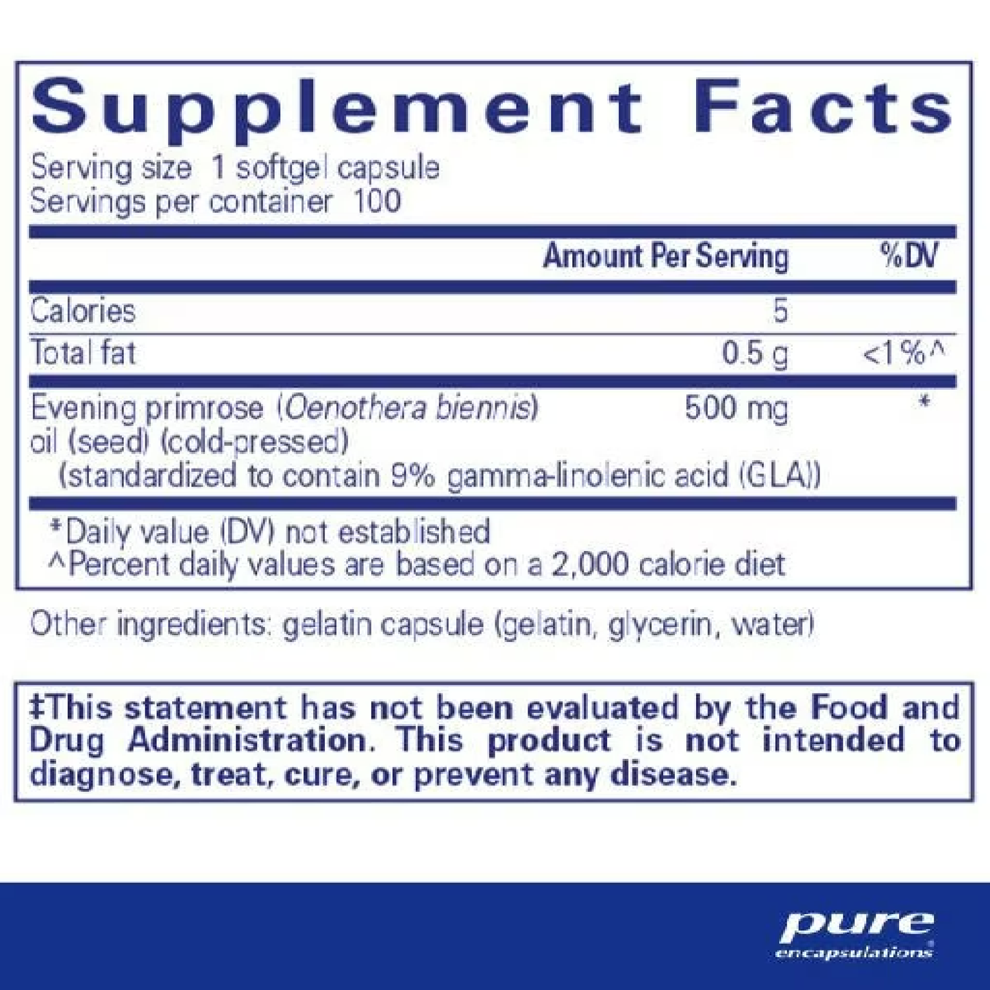 E.P.O. (Evening Primrose Oil)