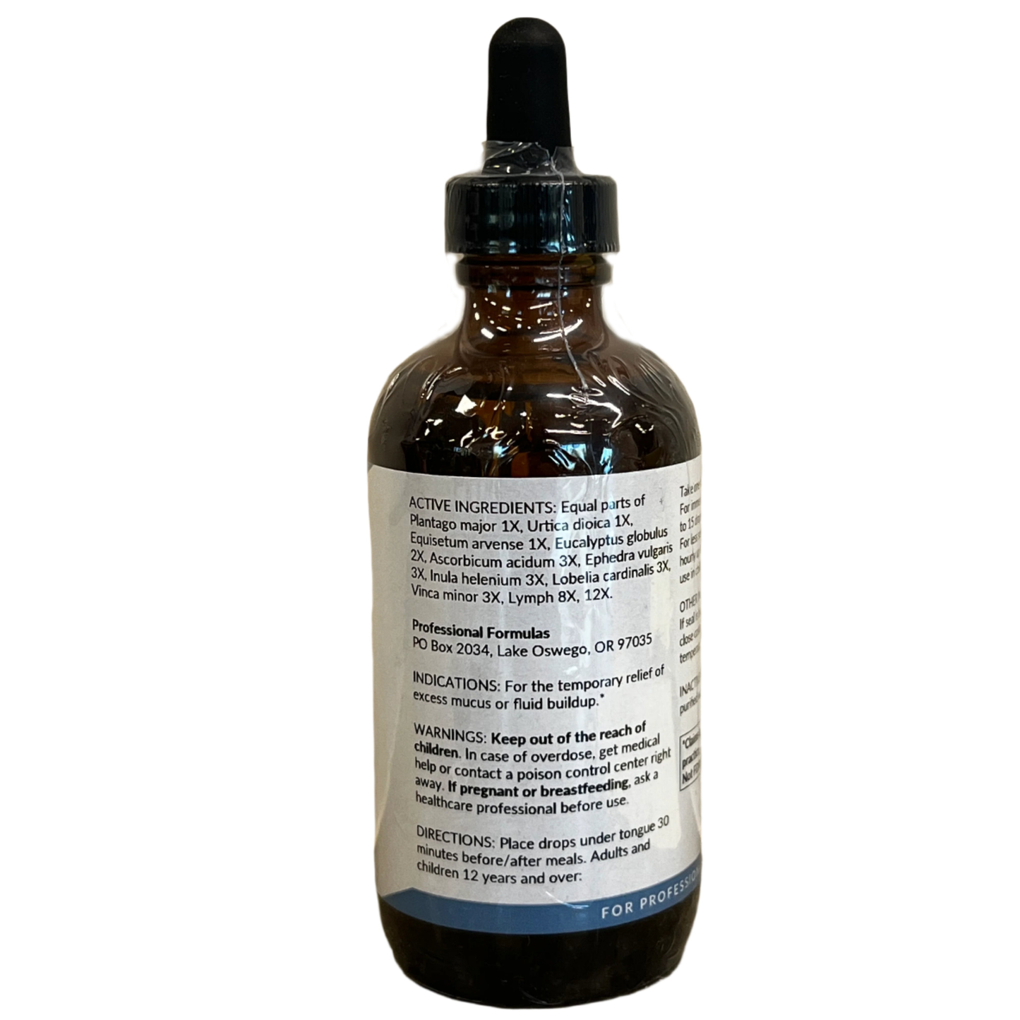 Mucolytic Drainage Liquescence