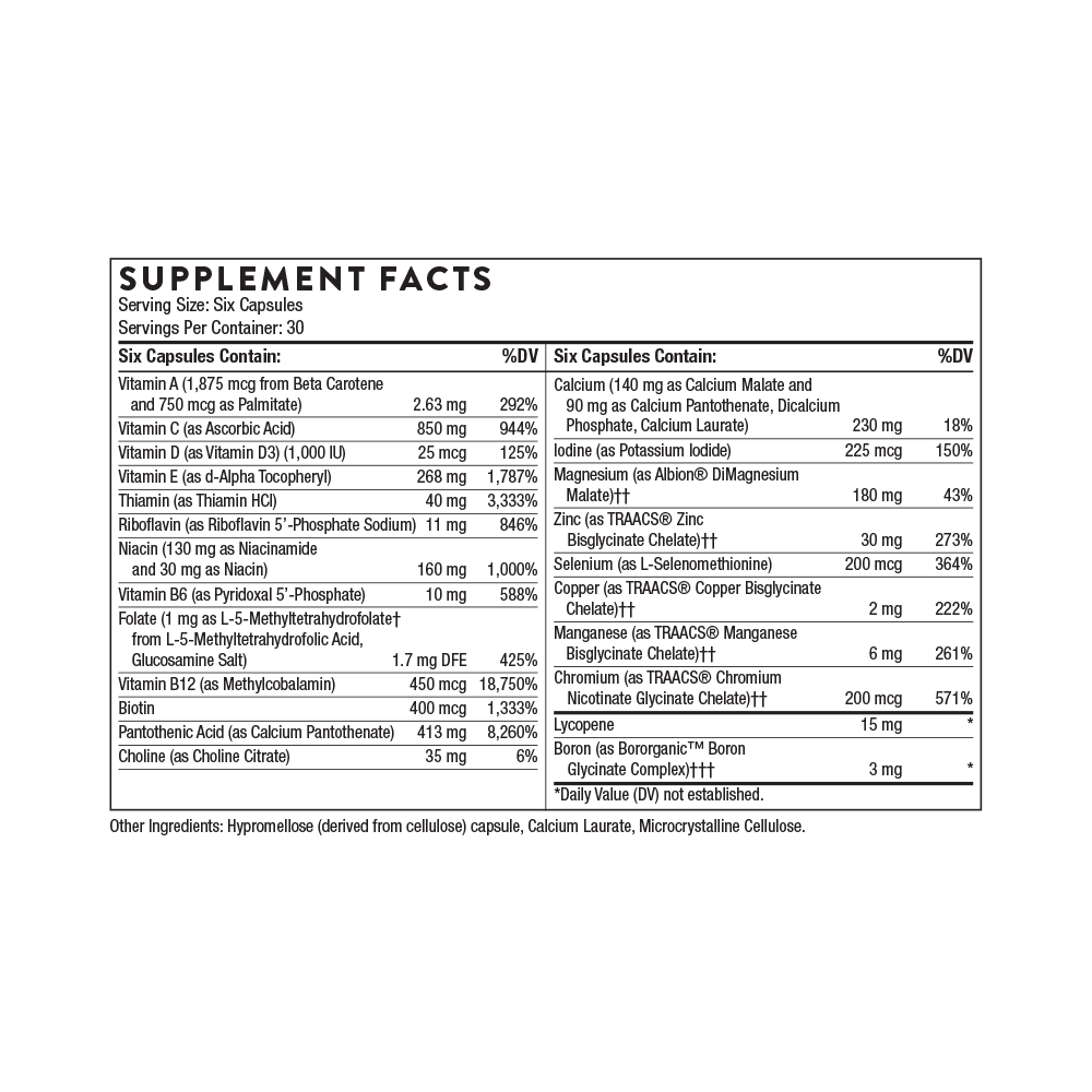 Men's Multi 50+ with Lycopene and Zinc for Prostate Support
