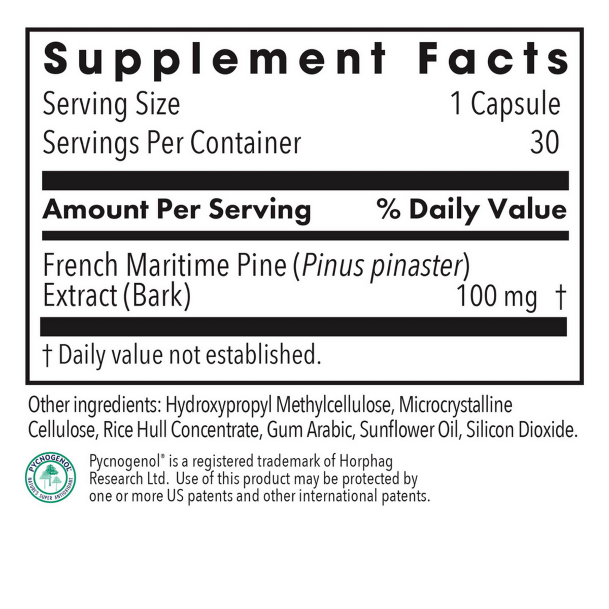 Pycnogenol 100