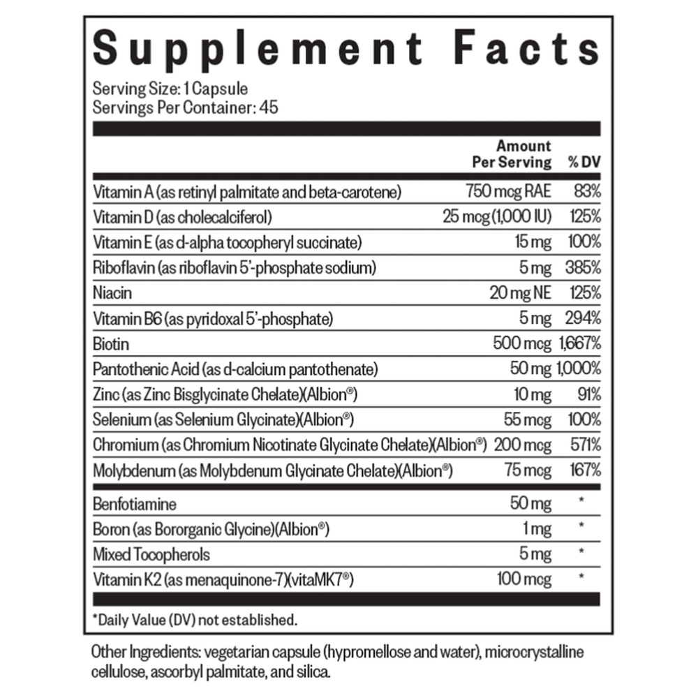Multivitamin Sensitive