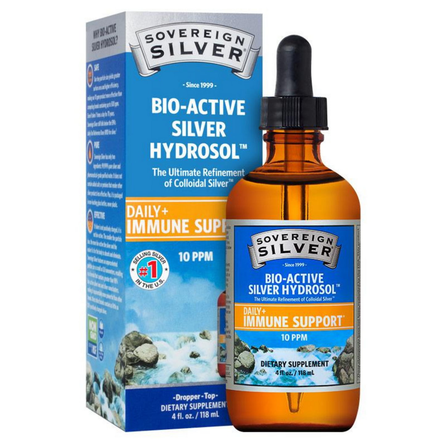 Bio-Active Silver Hydrosol - Dropper