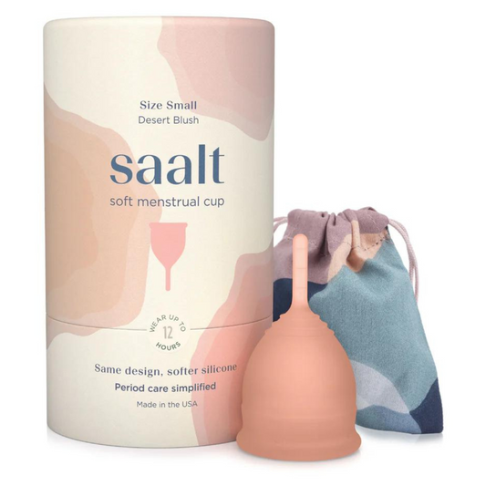 Saalt Soft Menstrual Cup | Desert Blush