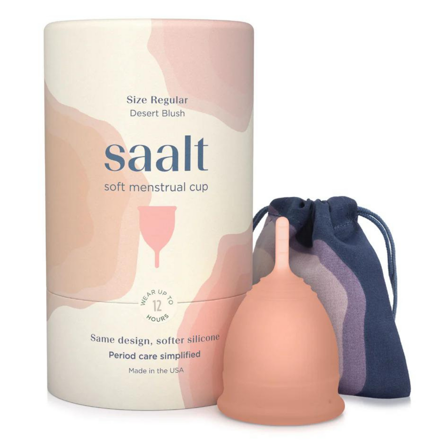 Saalt Soft Menstrual Cup | Desert Blush