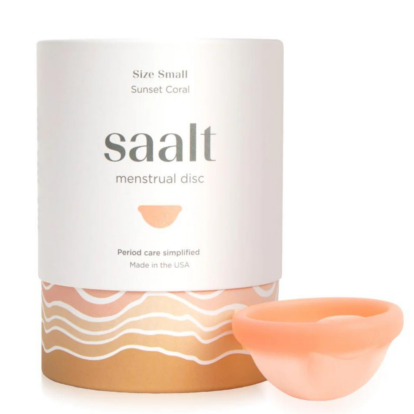 Saalt Menstrual Disc | Sunset Coral (Small)