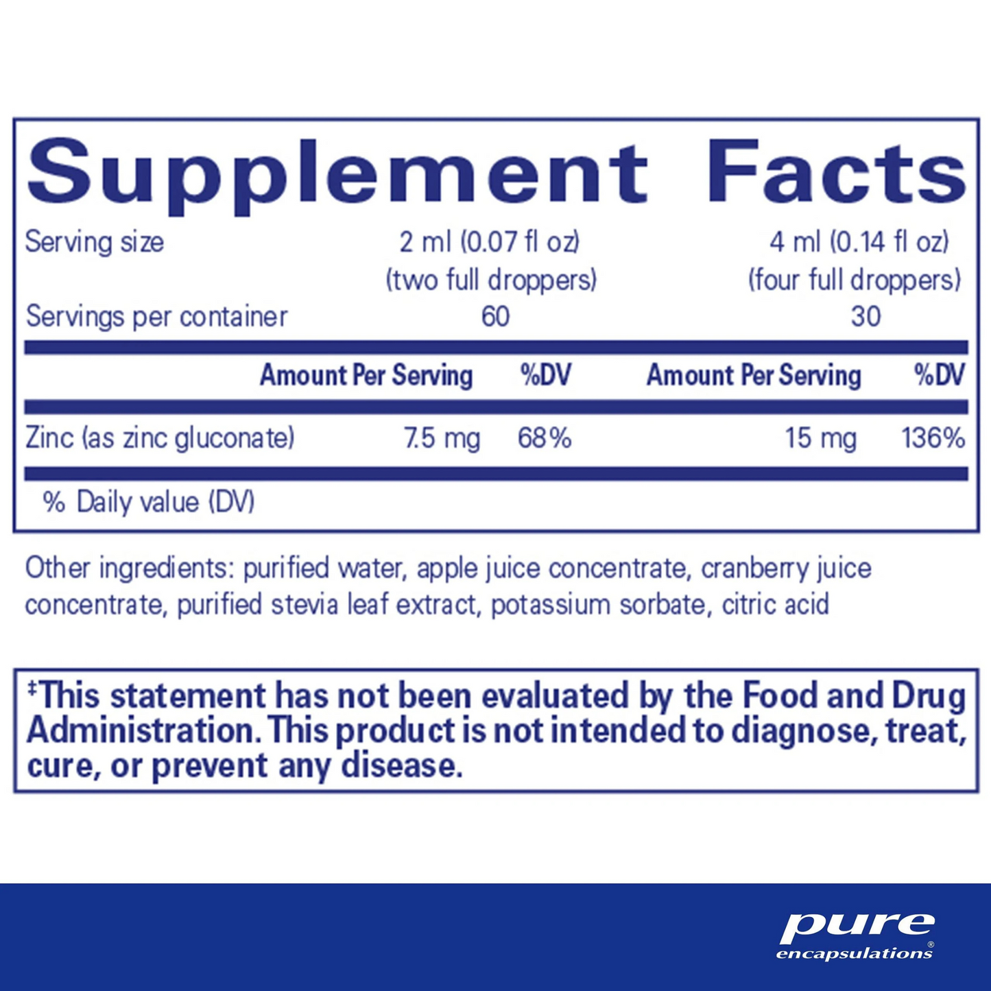 Zinc Liquid 15mg