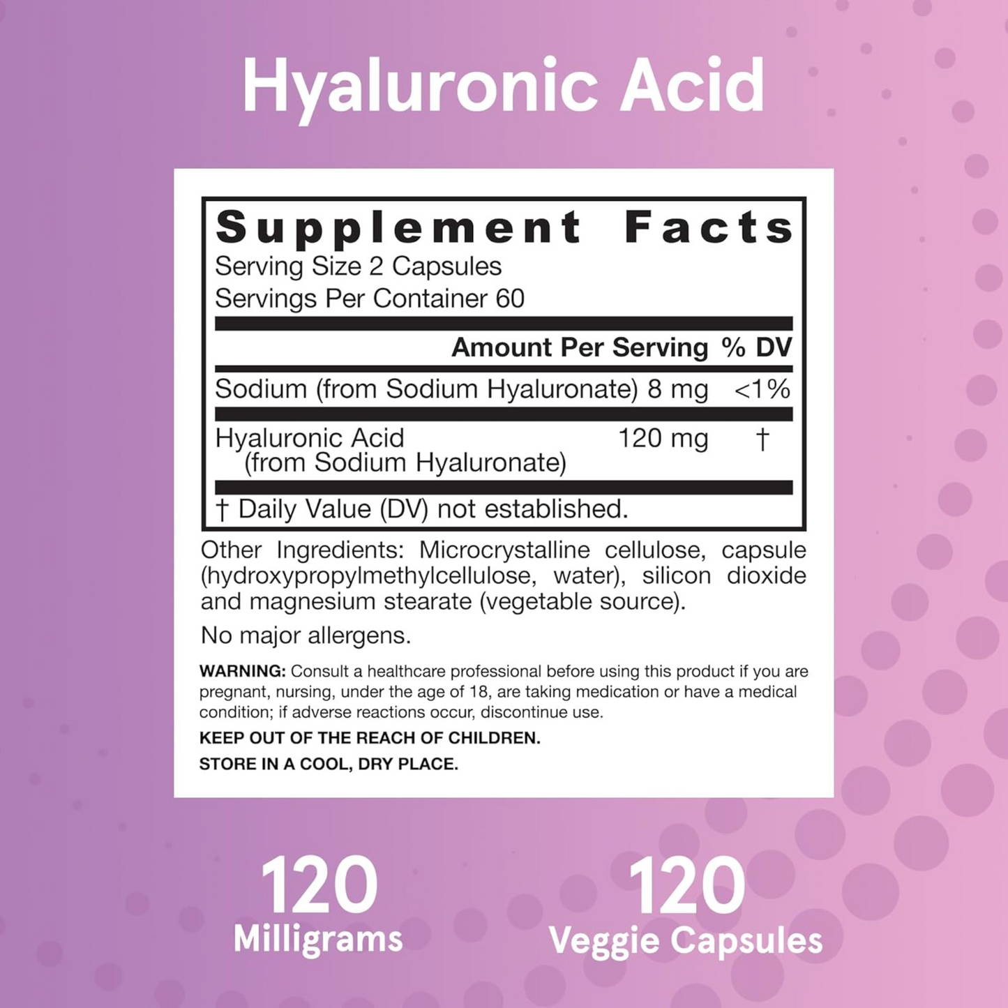 Hyaluronic Acid 60mg