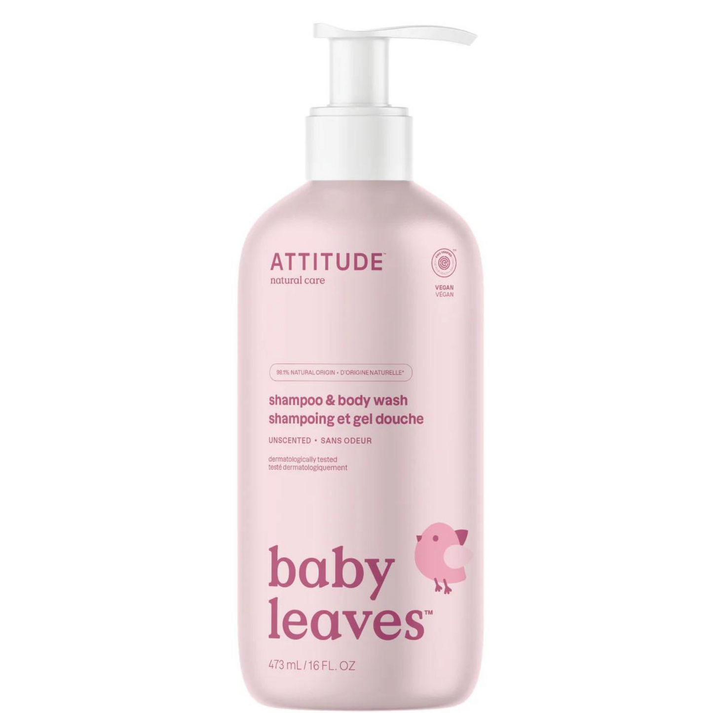 Attitude Baby Leaves - 2 in 1 Shampoo and Body Wash