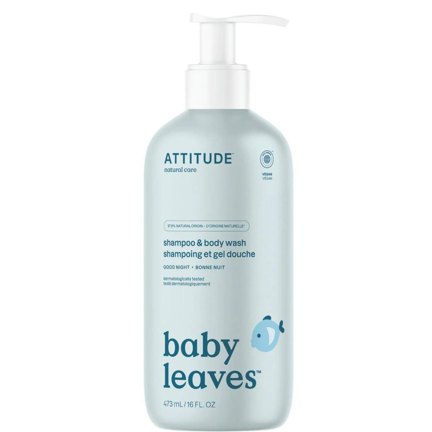 Attitude Baby Leaves - 2 in 1 Shampoo and Body Wash