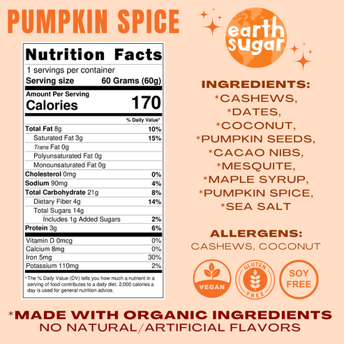 Earth Sugar Energy Bars