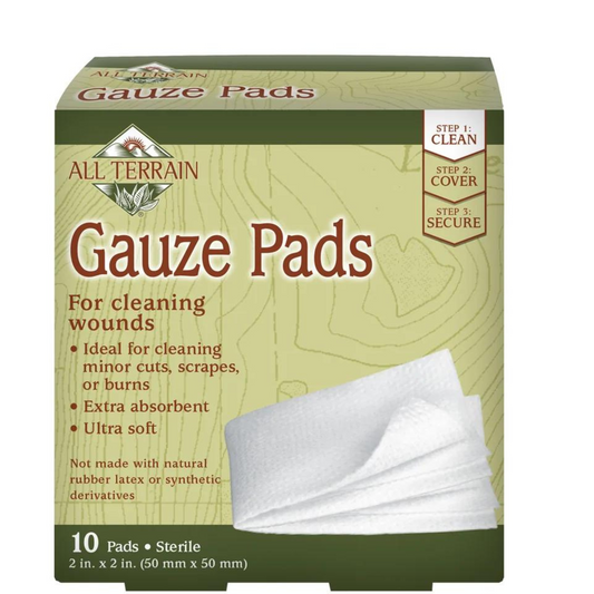 All Terrain Gauze Pads (2" x 2") 10pc