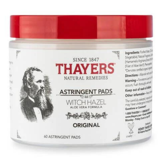 Thayers Original Witch Hazel Astringent Pads