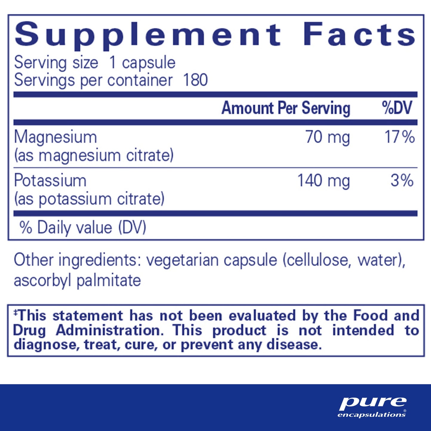 Potassium Magnesium (Citrate)
