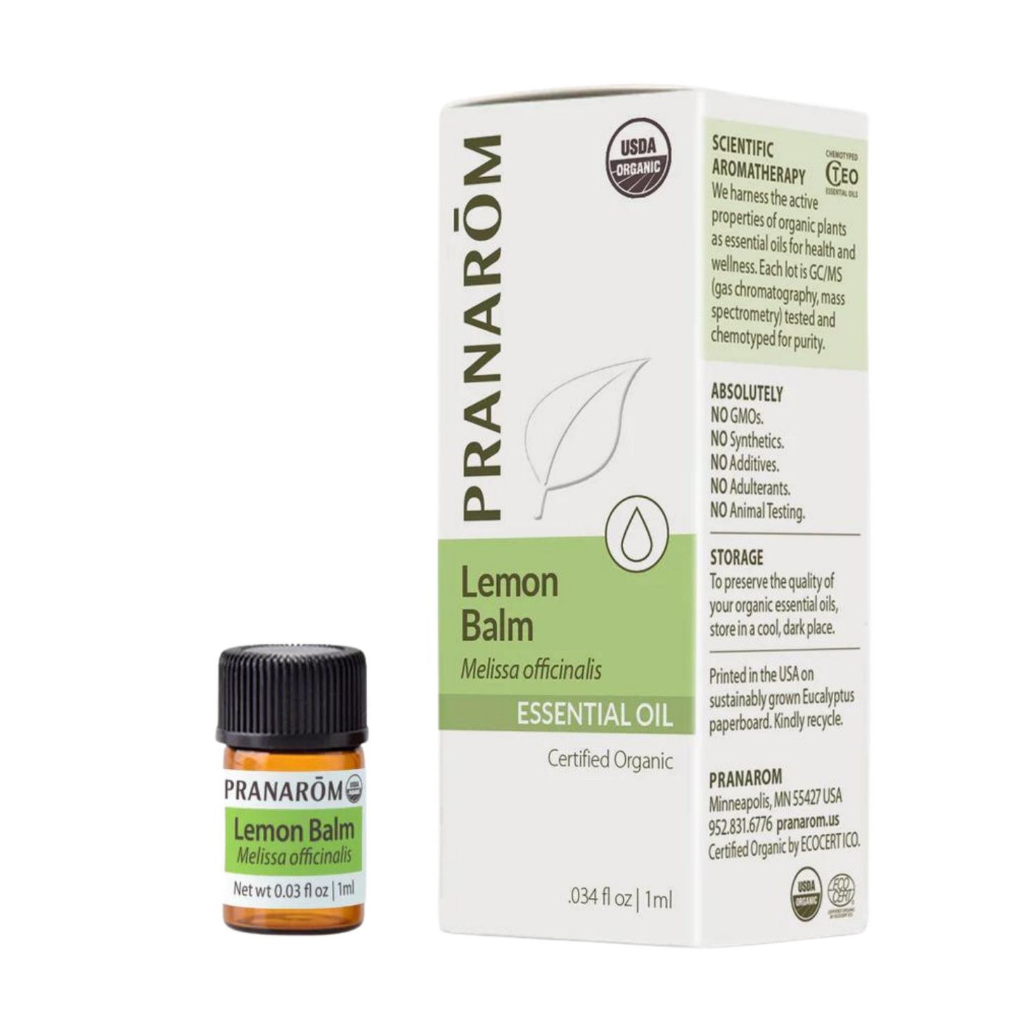 Melissa (Lemon Balm) Essential Oil Organic