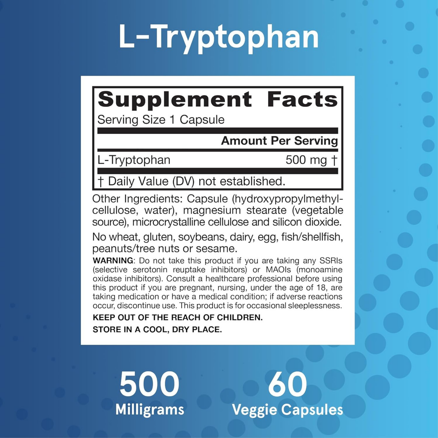 L-Tryptophan 500mg