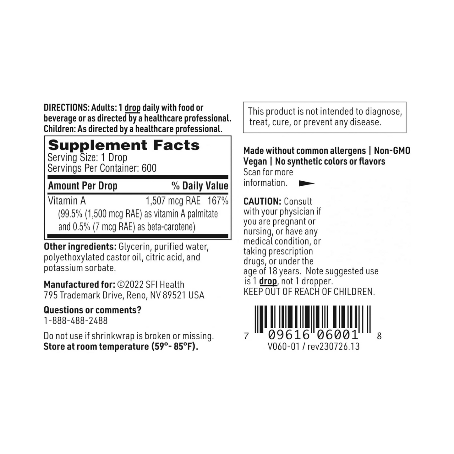 Micellized Vitamin A (5,025 iu)