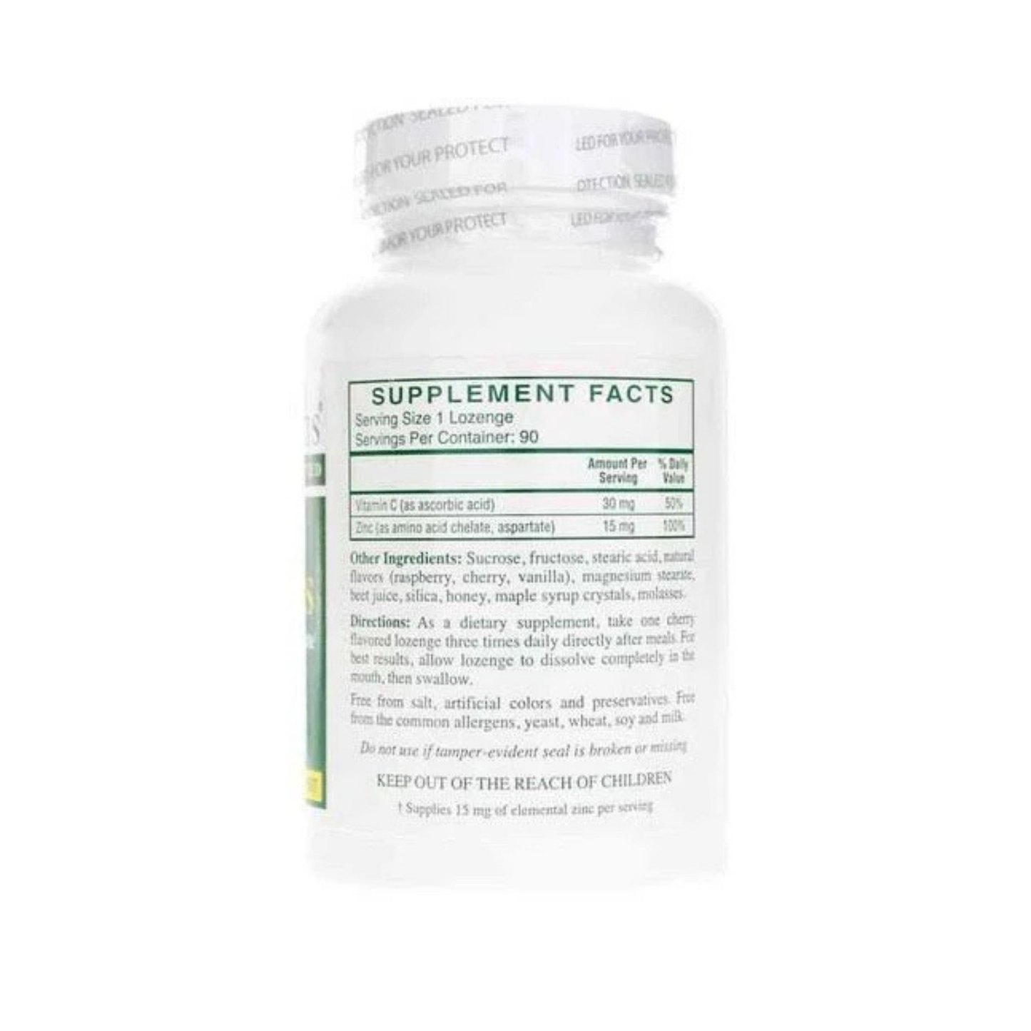 Zinc Lozenges 15mg