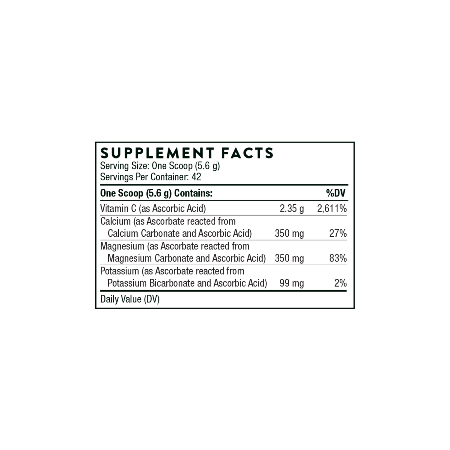 Buffered C Powder (Vitamin C)