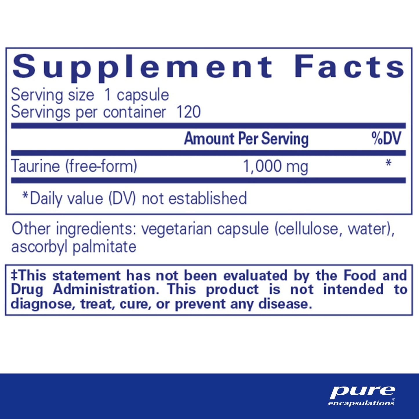 Taurine 1000mg