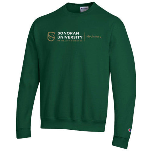 Sonoran Champion Dark Green Fleece Crew - Medicinary