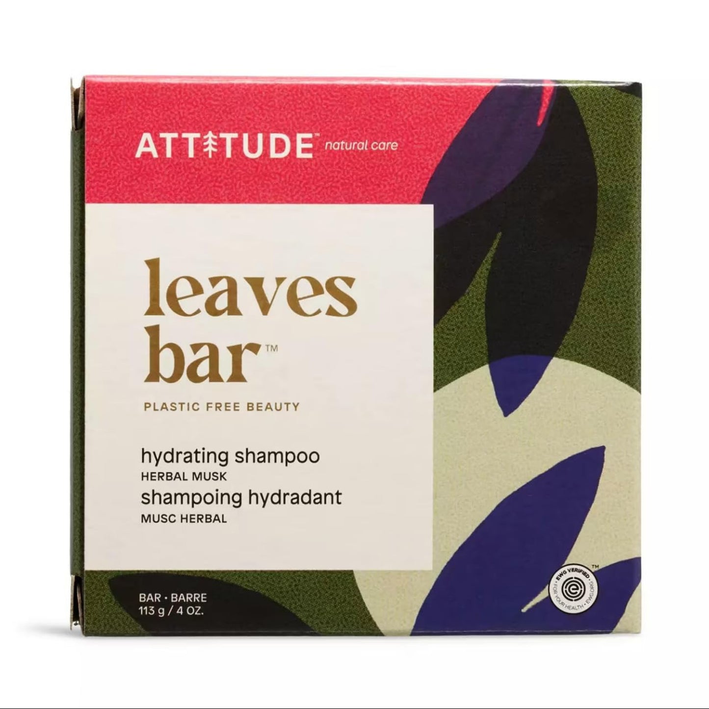 Attitude Shampoo Bar - Herbal Musk