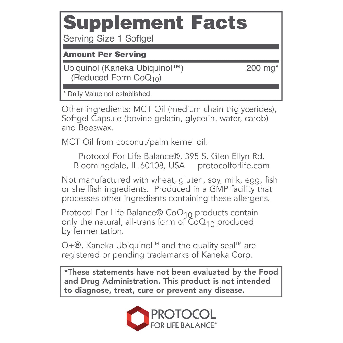 Ubiquinol 200mg