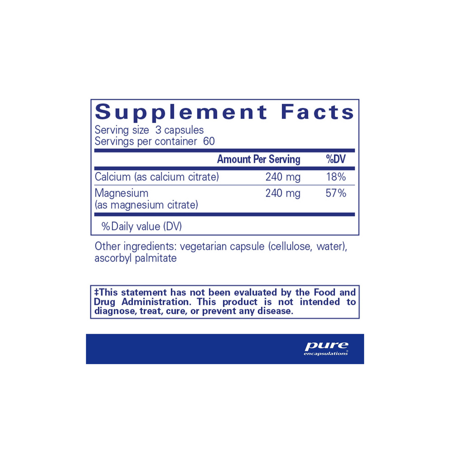 Calcium Magnesium (citrate)