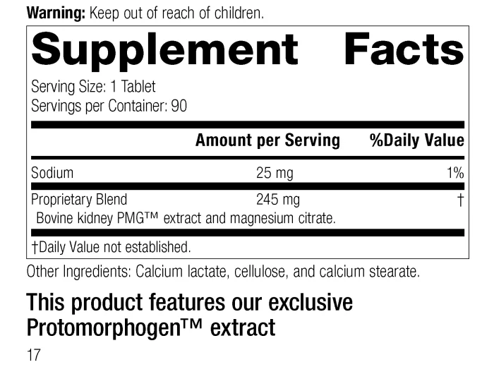 Renatrophin PMG
