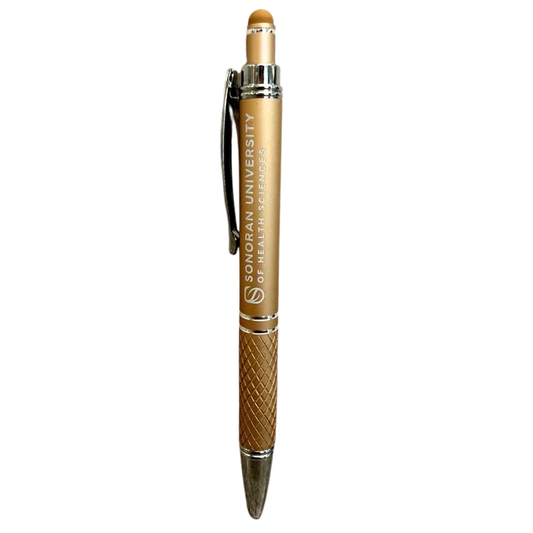 "Sonoran University" Engraved Alpha Soft touch Pen with Stylus