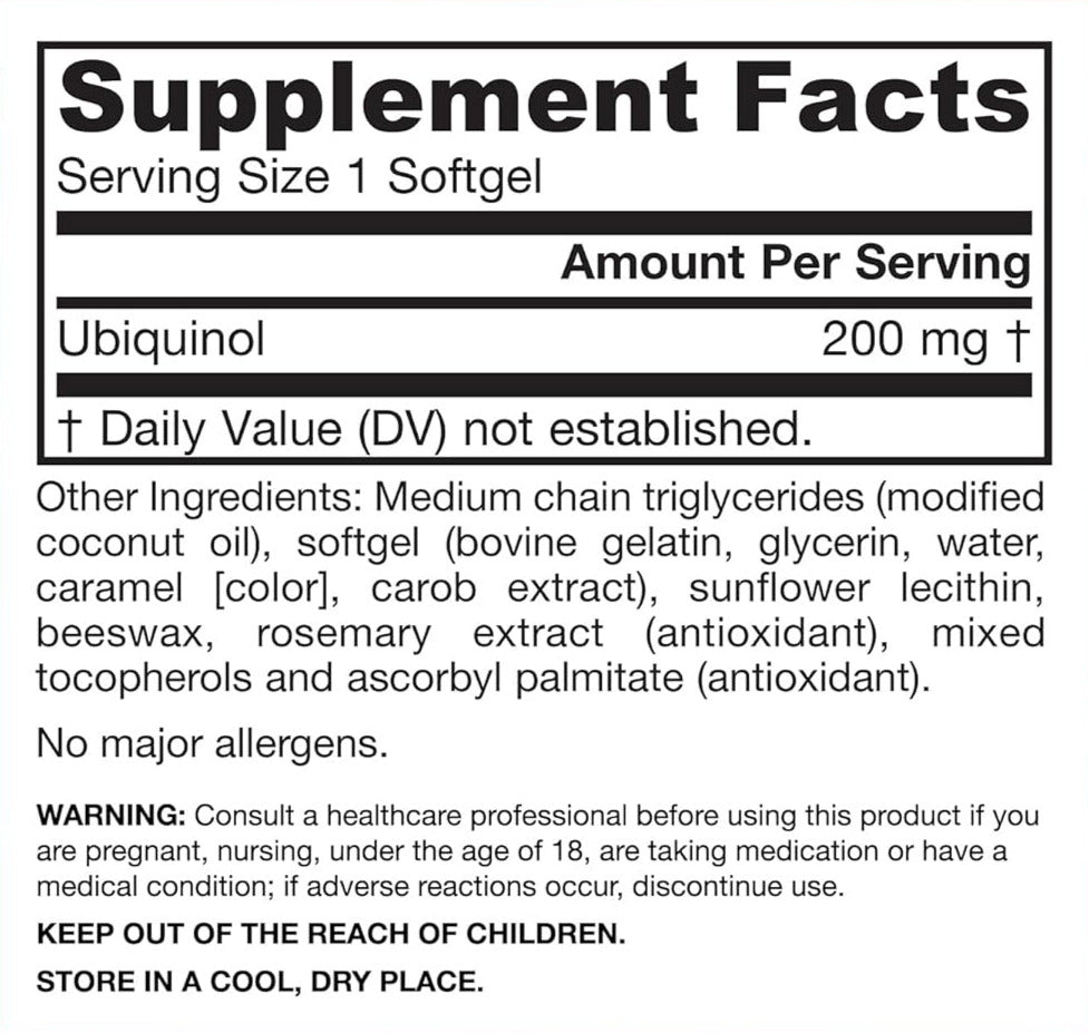 Ubiquinol QH Absorb 200mg