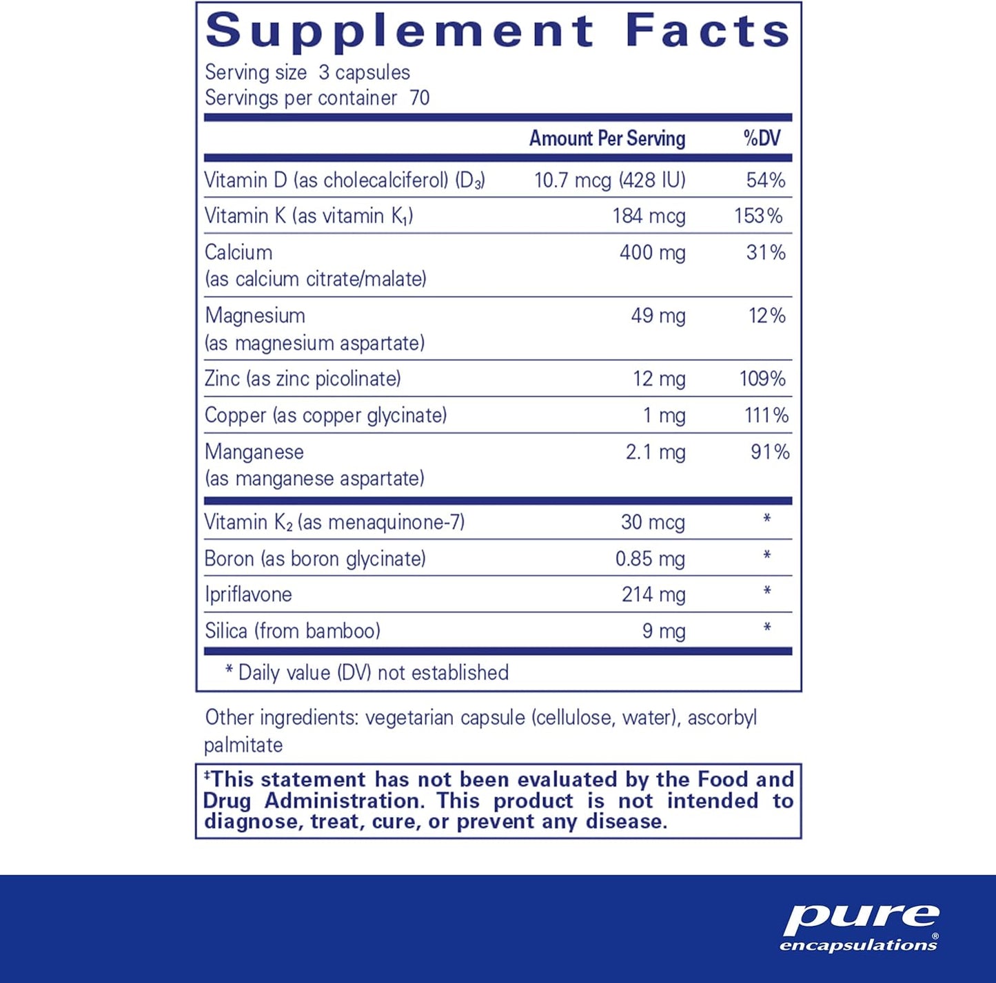 +CAL+ with Ipriflavone