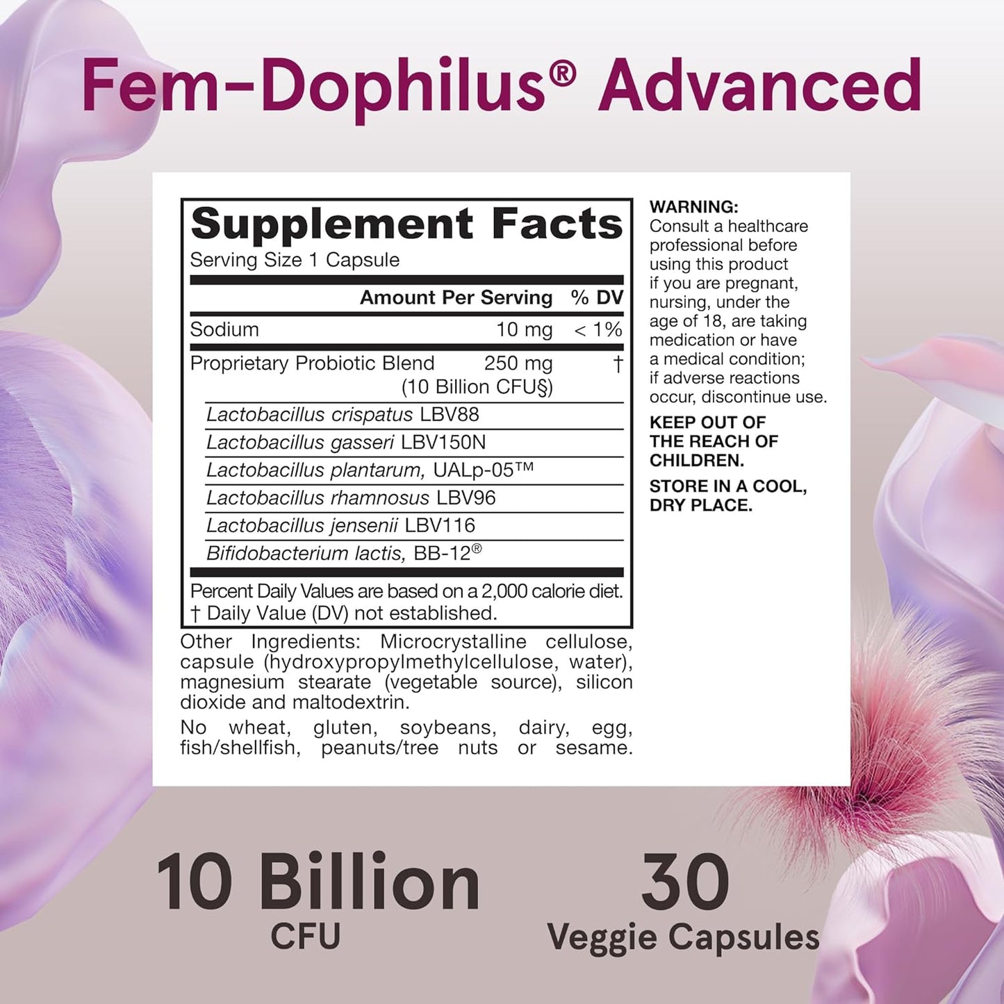 Fem-Dophilus® Advanced - 10 Billion CFU (Refrigerated)
