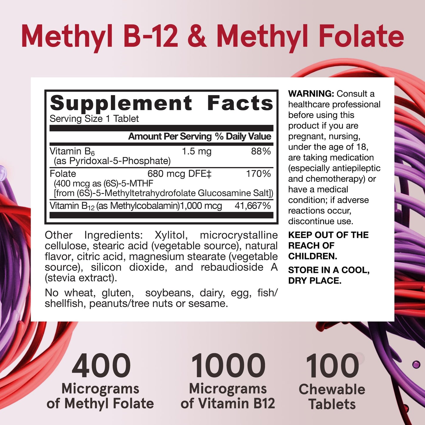 Methyl B-12 and Methyl Folate Cherry + P-5-P