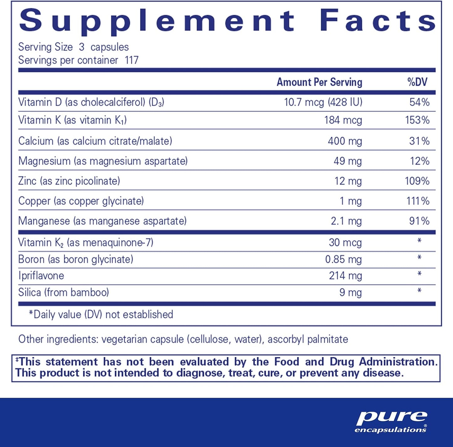 +CAL+ with Ipriflavone