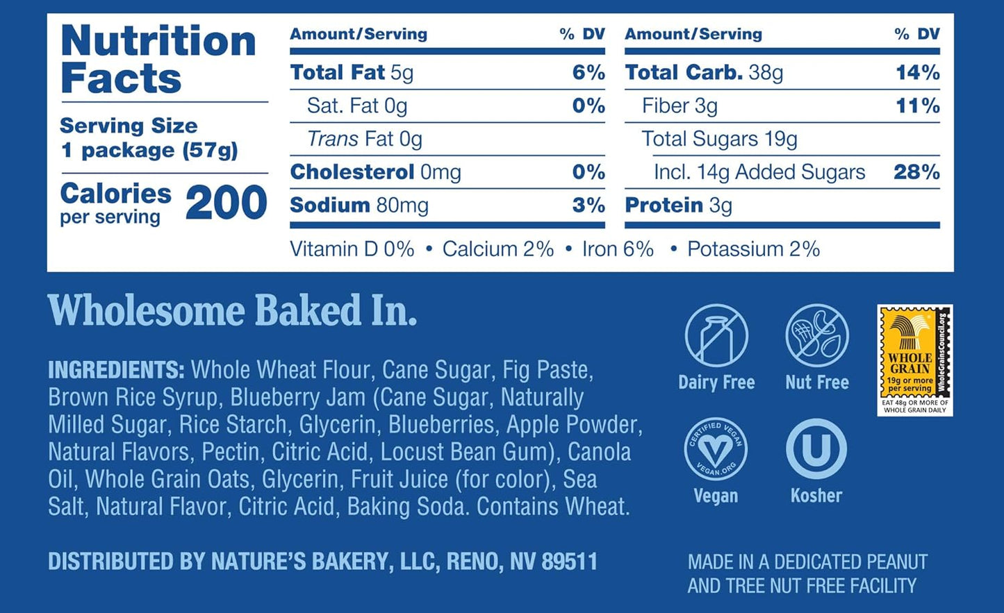Nature's Bakery Fig Bar