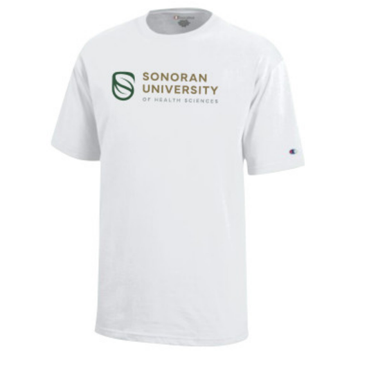 Champion White T Shirt 'Sonoran Logo'