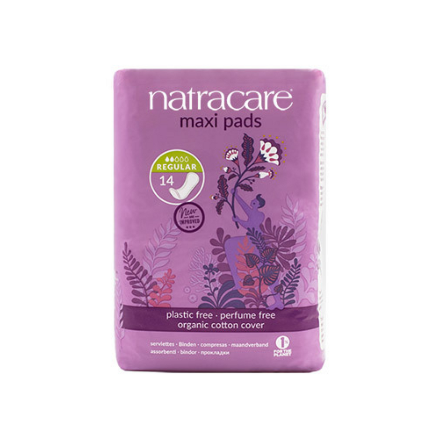 Natracare Organic Cotton Maxi Pads - Regular