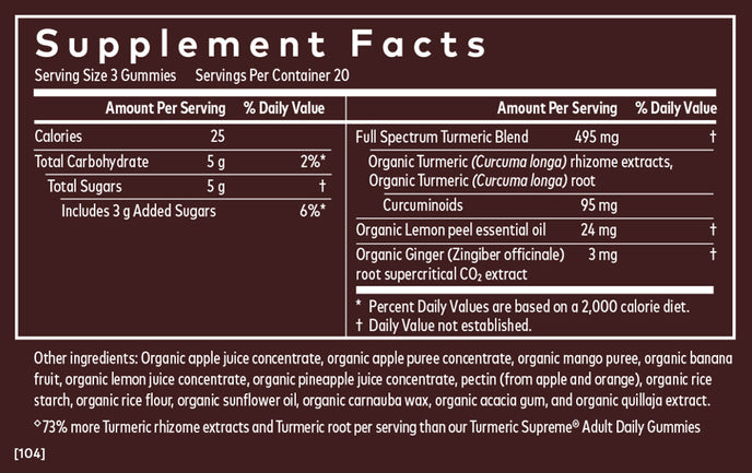 Turmeric Supreme Extra Strength Gummies