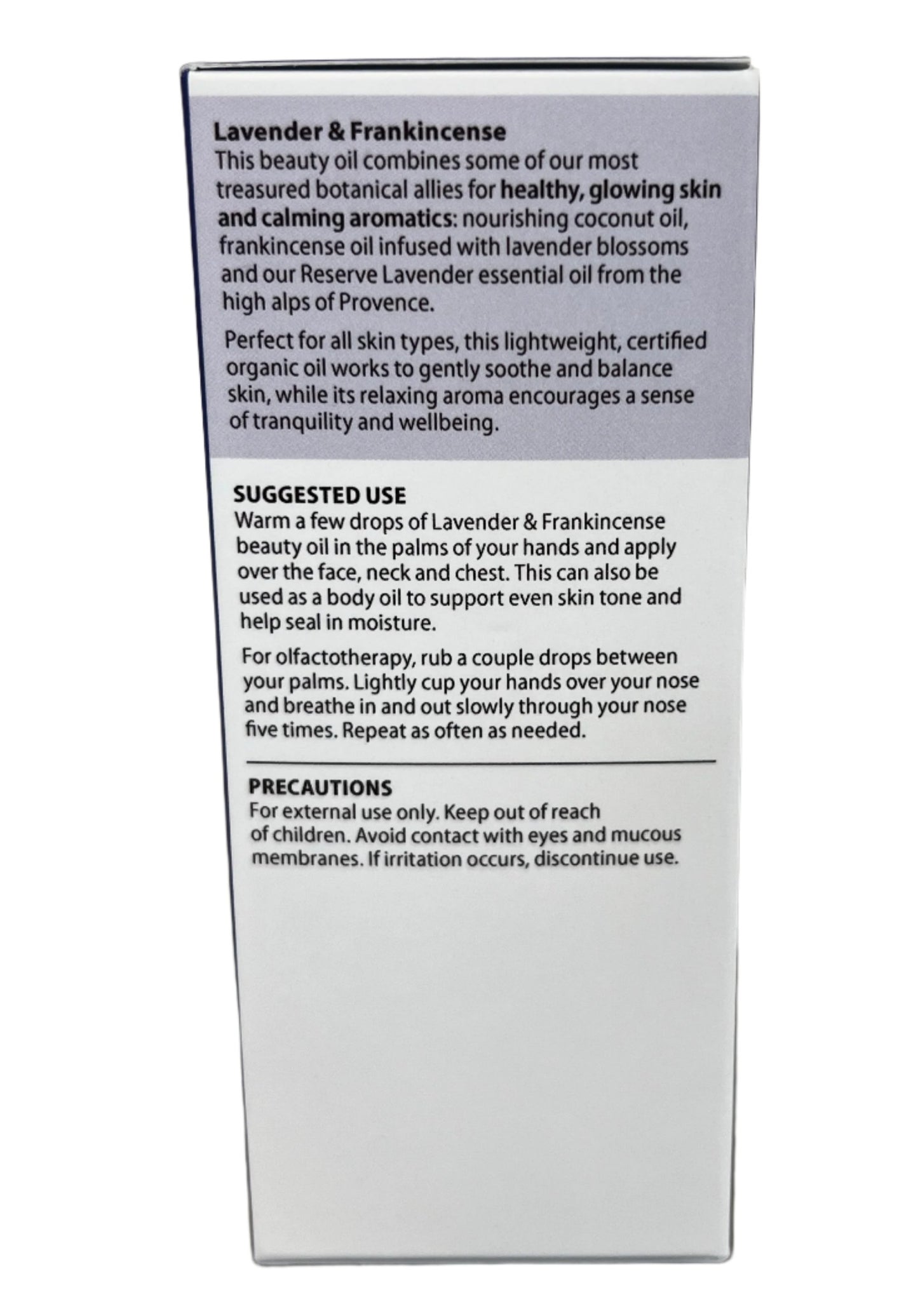 Lavender & Frankincense Beauty OIl