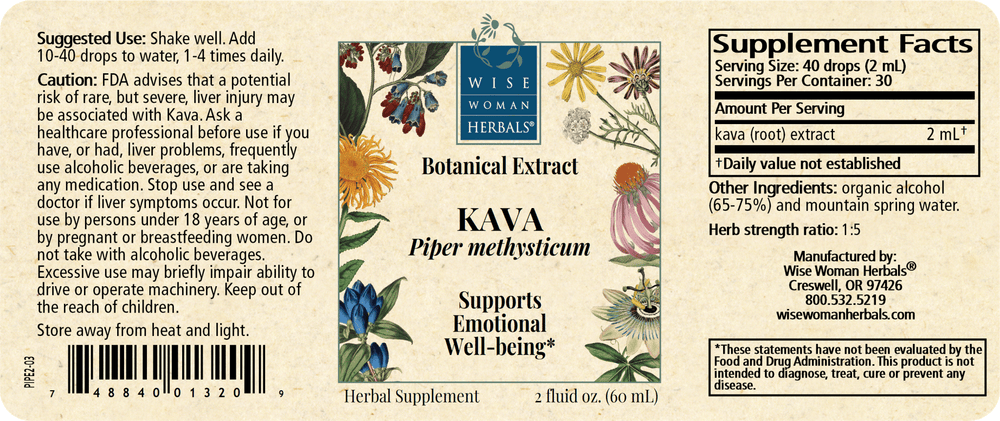 Piper methysticum / Kava Tincture