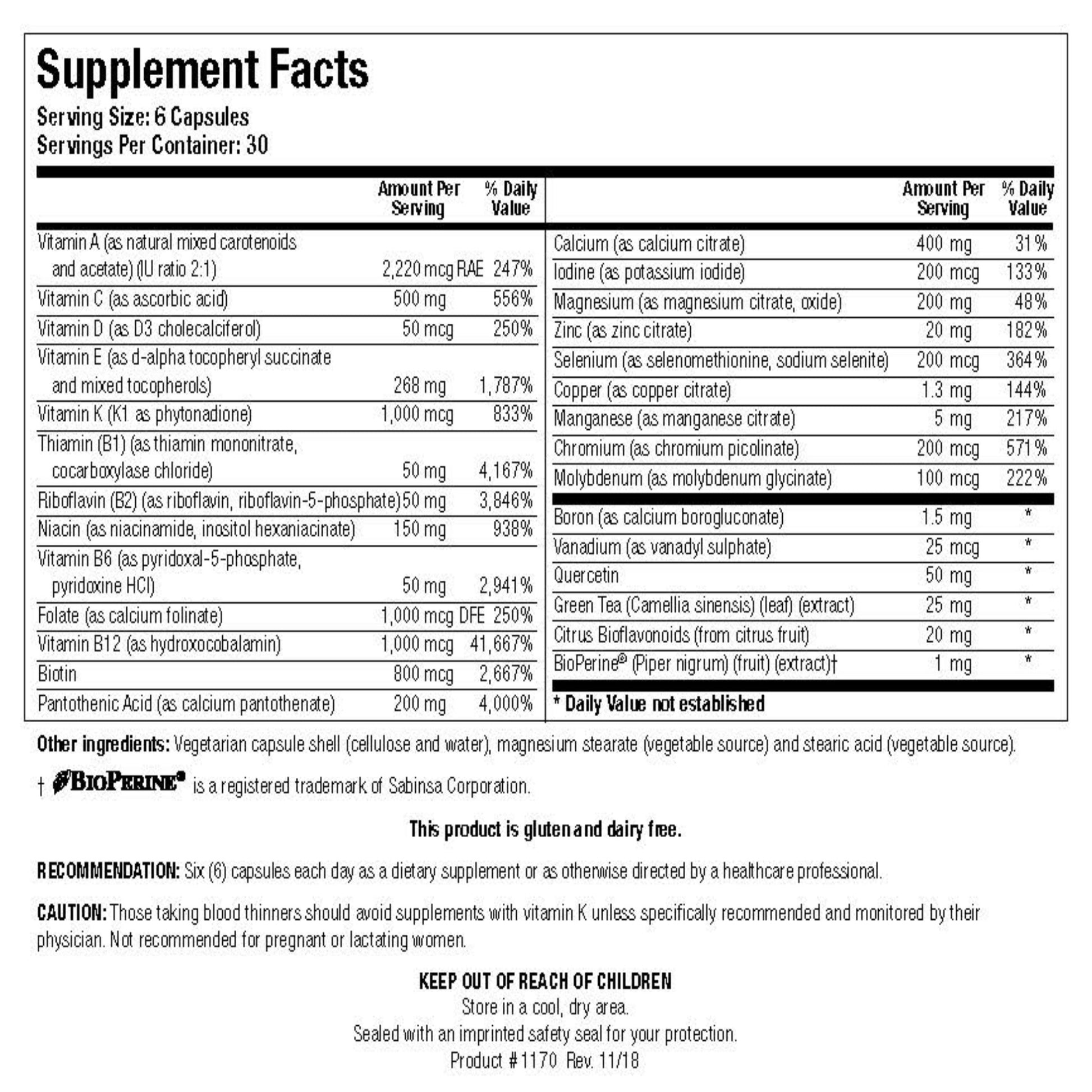 Pro Multi Plus ProMulti-Plus – Sonoran University of Health Sciences | Medicinary
