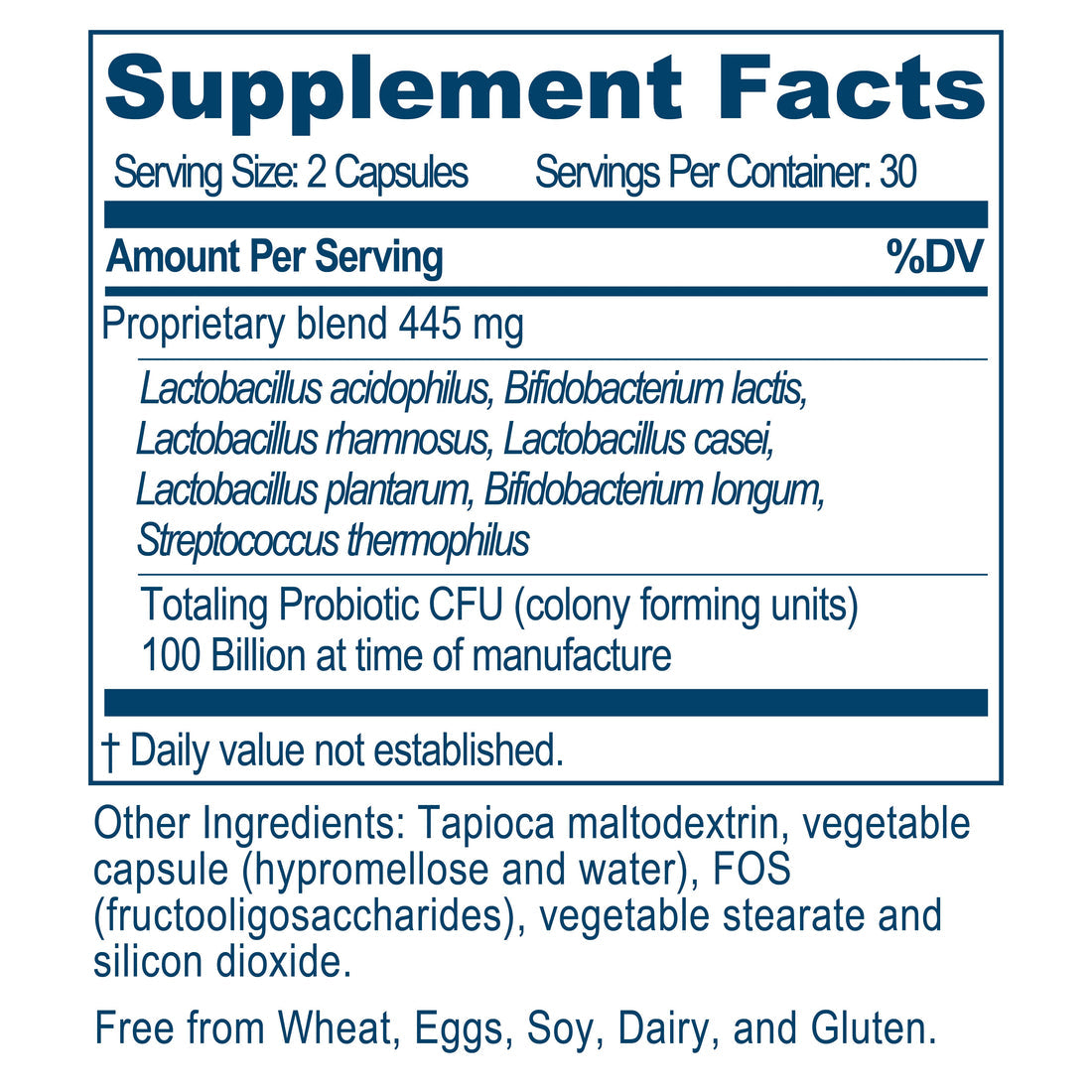 Probiotic 100B
