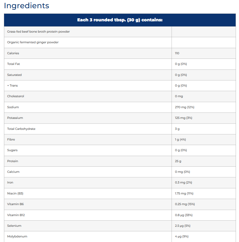 Beef Bone Broth Protein