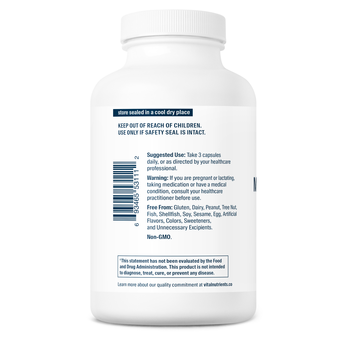 Multi-Nutrients 2 Citrate/Malate Formula (with Copper & without Iron)