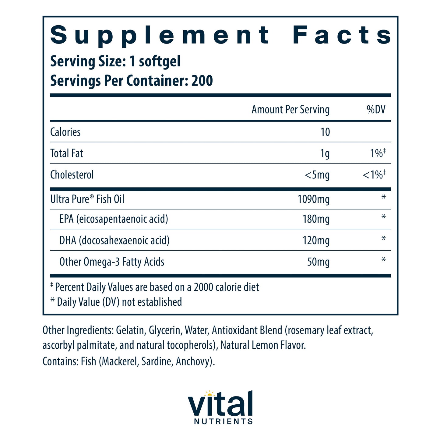 Ultra Pure Fish Oil 350